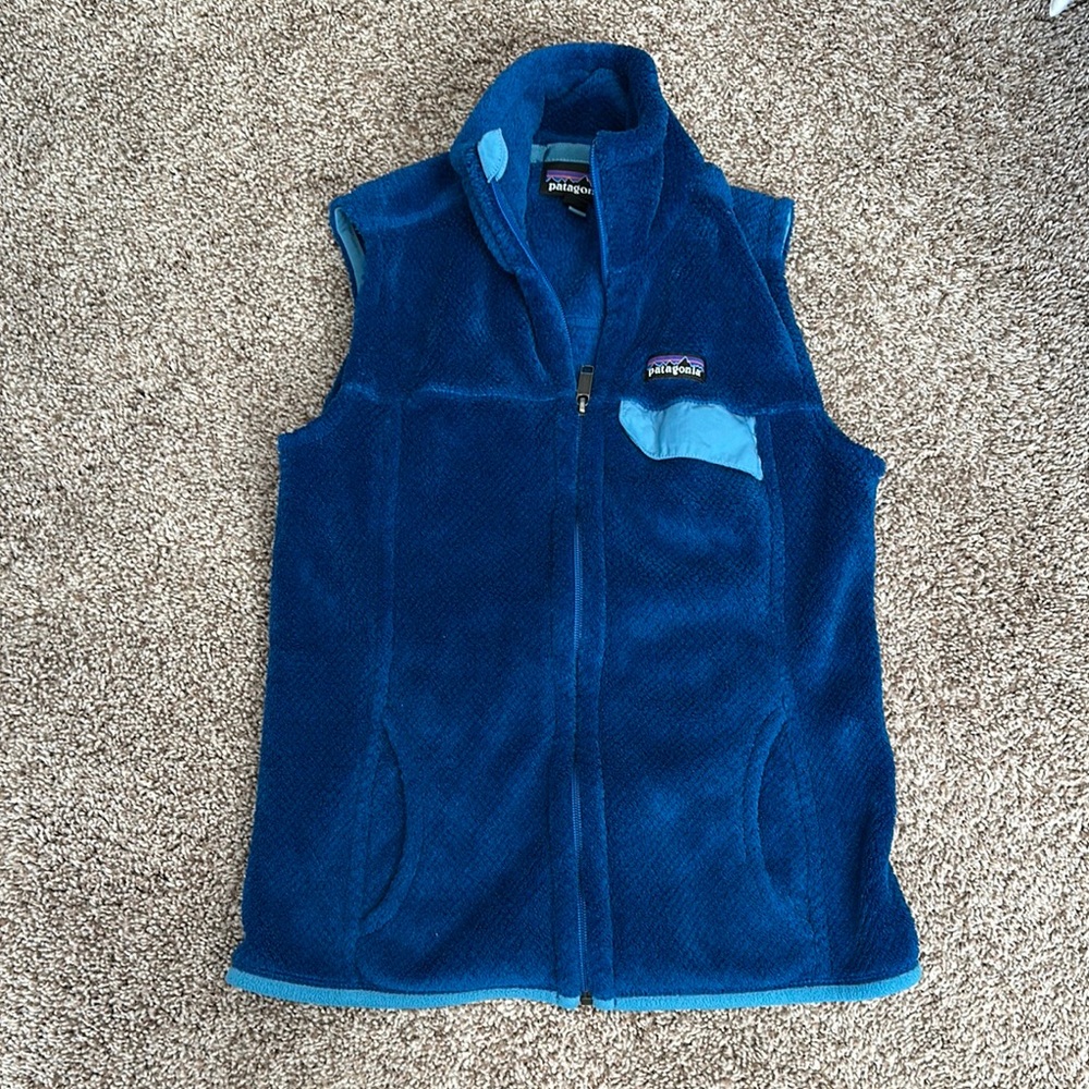 Patagonia Blue Fleece Vest